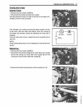2003-2006 Kawasaki KFX400 service manual, Page 161