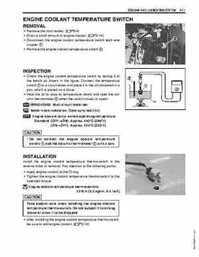 2003-2006 Kawasaki KFX400 service manual, Page 165