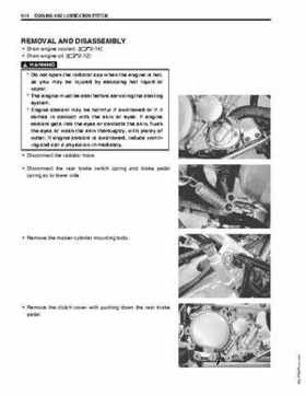 2003-2006 Kawasaki KFX400 service manual, Page 168