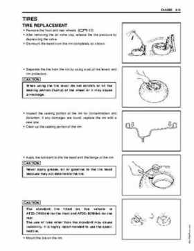 2003-2006 Kawasaki KFX400 service manual, Page 195
