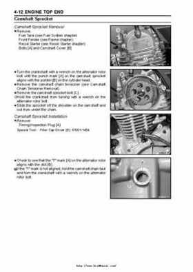 2003 Kawasaki KLF250 Service Manual., Page 71