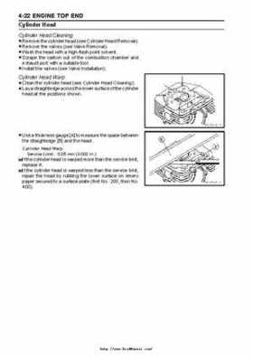 2003 Kawasaki KLF250 Service Manual., Page 81