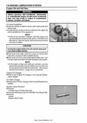 2003 Kawasaki KLF250 Service Manual., Page 122