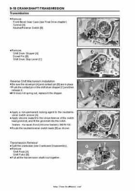 2003 Kawasaki KLF250 Service Manual., Page 149