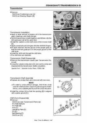 2003 Kawasaki KLF250 Service Manual., Page 150