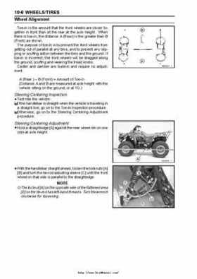 2003 Kawasaki KLF250 Service Manual., Page 160