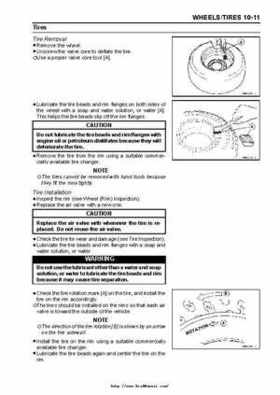 2003 Kawasaki KLF250 Service Manual., Page 165
