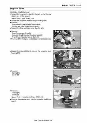 2003 Kawasaki KLF250 Service Manual., Page 184