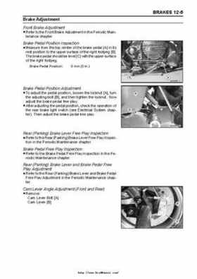 2003 Kawasaki KLF250 Service Manual., Page 202