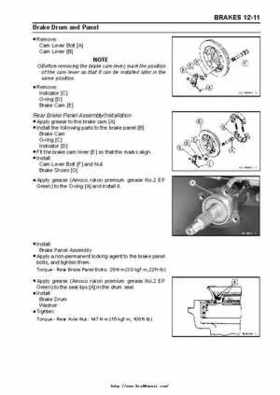 2003 Kawasaki KLF250 Service Manual., Page 208