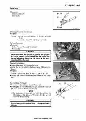 2003 Kawasaki KLF250 Service Manual., Page 227