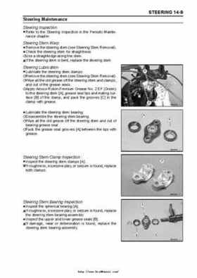2003 Kawasaki KLF250 Service Manual., Page 229