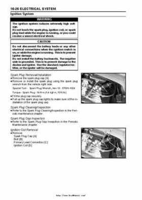 2003 Kawasaki KLF250 Service Manual., Page 268