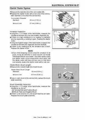 2003 Kawasaki KLF250 Service Manual., Page 279