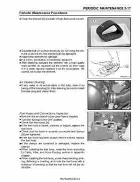 2004-2009 Kawasaki KFX 700 / KFX 700V Force Factory Service Manual, Page 34