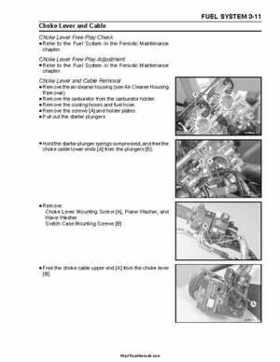 2004-2009 Kawasaki KFX 700 / KFX 700V Force Factory Service Manual, Page 67
