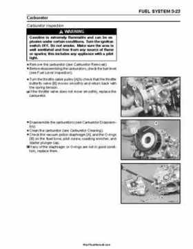 2004-2009 Kawasaki KFX 700 / KFX 700V Force Factory Service Manual, Page 79