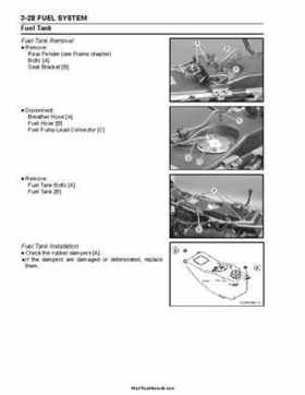 2004-2009 Kawasaki KFX 700 / KFX 700V Force Factory Service Manual, Page 84