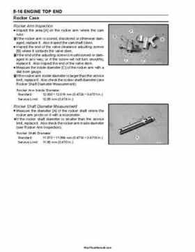 2004-2009 Kawasaki KFX 700 / KFX 700V Force Factory Service Manual, Page 124
