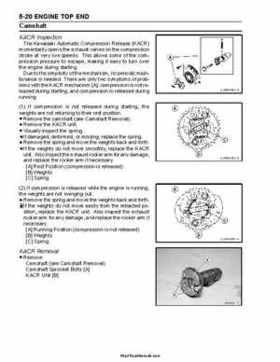 2004-2009 Kawasaki KFX 700 / KFX 700V Force Factory Service Manual, Page 128