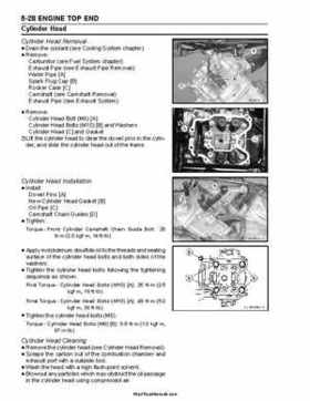 2004-2009 Kawasaki KFX 700 / KFX 700V Force Factory Service Manual, Page 136
