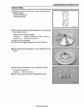 2004-2009 Kawasaki KFX 700 / KFX 700V Force Factory Service Manual, Page 174