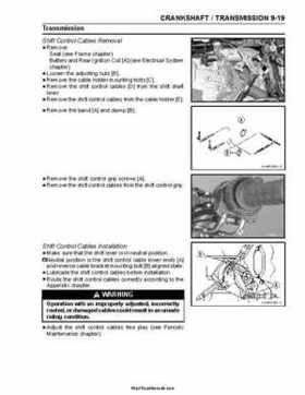 2004-2009 Kawasaki KFX 700 / KFX 700V Force Factory Service Manual, Page 215