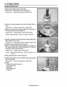 2004-2009 Kawasaki KFX 700 / KFX 700V Force Factory Service Manual, Page 252