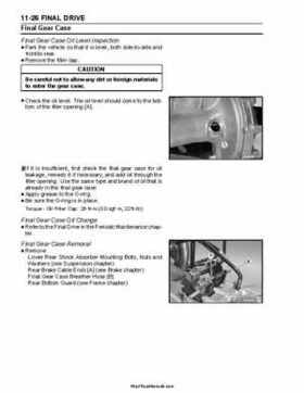 2004-2009 Kawasaki KFX 700 / KFX 700V Force Factory Service Manual, Page 262