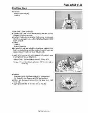 2004-2009 Kawasaki KFX 700 / KFX 700V Force Factory Service Manual, Page 265