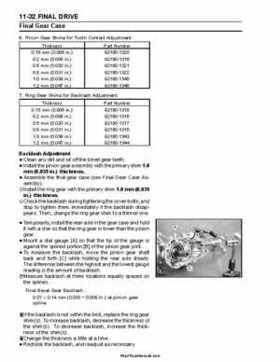 2004-2009 Kawasaki KFX 700 / KFX 700V Force Factory Service Manual, Page 268