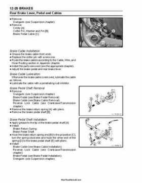 2004-2009 Kawasaki KFX 700 / KFX 700V Force Factory Service Manual, Page 292
