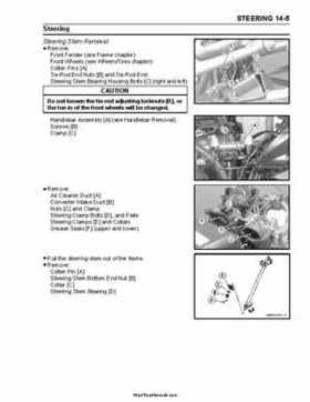 2004-2009 Kawasaki KFX 700 / KFX 700V Force Factory Service Manual, Page 315