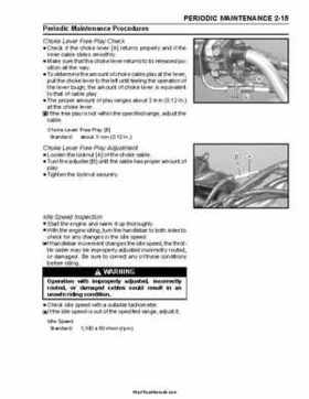 2004 Kawasaki KFX 700 V Force Factory Service Manual, Page 32