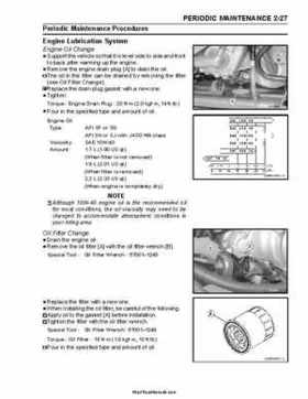 2004 Kawasaki KFX 700 V Force Factory Service Manual, Page 44