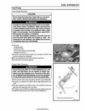 2004 Kawasaki KFX 700 V Force Factory Service Manual, Page 87