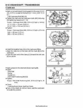 2004 Kawasaki KFX 700 V Force Factory Service Manual, Page 208