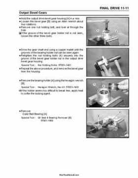2004 Kawasaki KFX 700 V Force Factory Service Manual, Page 247