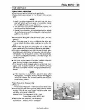 2004 Kawasaki KFX 700 V Force Factory Service Manual, Page 269