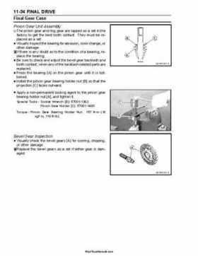 2004 Kawasaki KFX 700 V Force Factory Service Manual, Page 270
