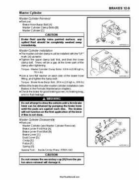 2004 Kawasaki KFX 700 V Force Factory Service Manual, Page 281