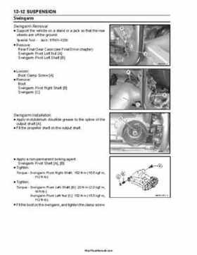 2004 Kawasaki KFX 700 V Force Factory Service Manual, Page 307