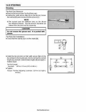 2004 Kawasaki KFX 700 V Force Factory Service Manual, Page 318