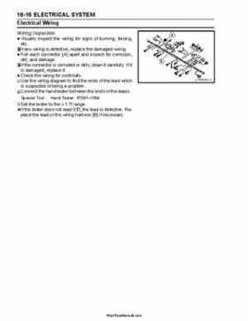 2004 Kawasaki KFX 700 V Force Factory Service Manual, Page 350