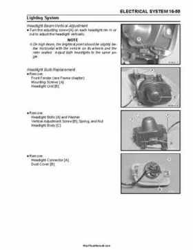 2004 Kawasaki KFX 700 V Force Factory Service Manual, Page 389