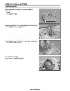 2004 Kawasaki KFX 700 V Force Factory Service Manual, Page 390