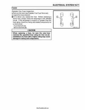 2004 Kawasaki KFX 700 V Force Factory Service Manual, Page 405
