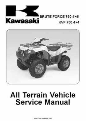 2004 Kawasaki KVF750 4x4, Service Manual., Page 1