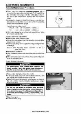2004 Kawasaki KVF750 4x4, Service Manual., Page 42