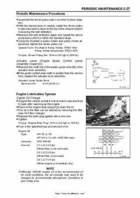 2004 Kawasaki KVF750 4x4, Service Manual., Page 45